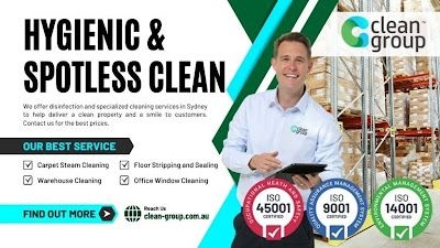 What are the key features of Clean Group’s office cleaning services in Brisbane?